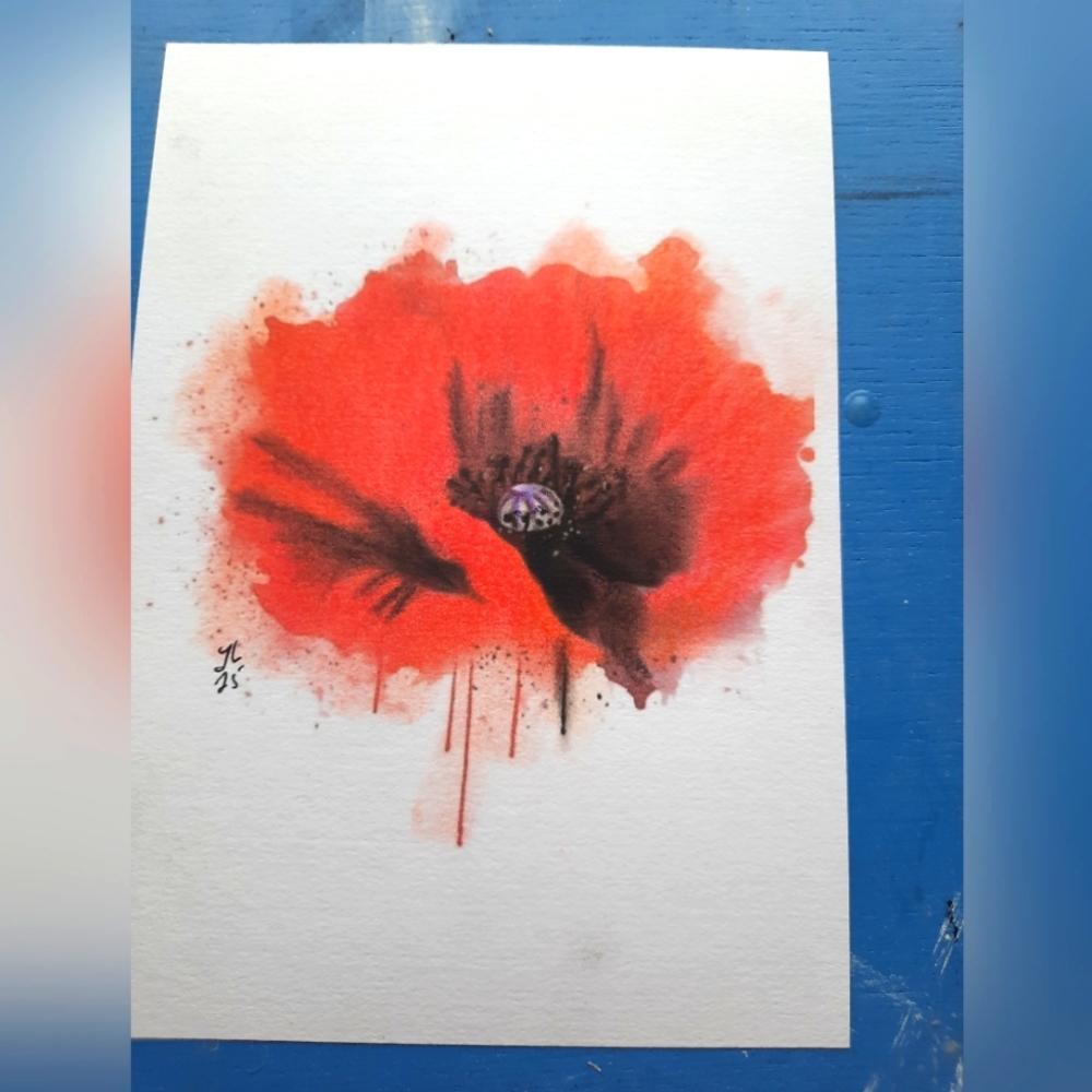 3 for 15$  - Post card size hand drawing - Greetings and thank you note -…